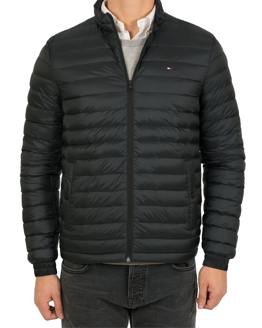 Herre | Jakker | Tommy Hilfiger | Lightweight Down Bomber Jacket Jet Black