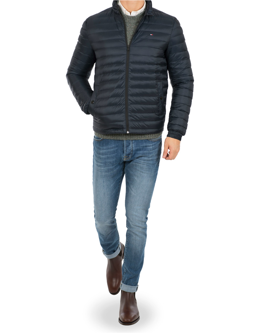 Herre | Jakker | Tommy Hilfiger | Lightweight Down Bomber Jacket Sky Captain