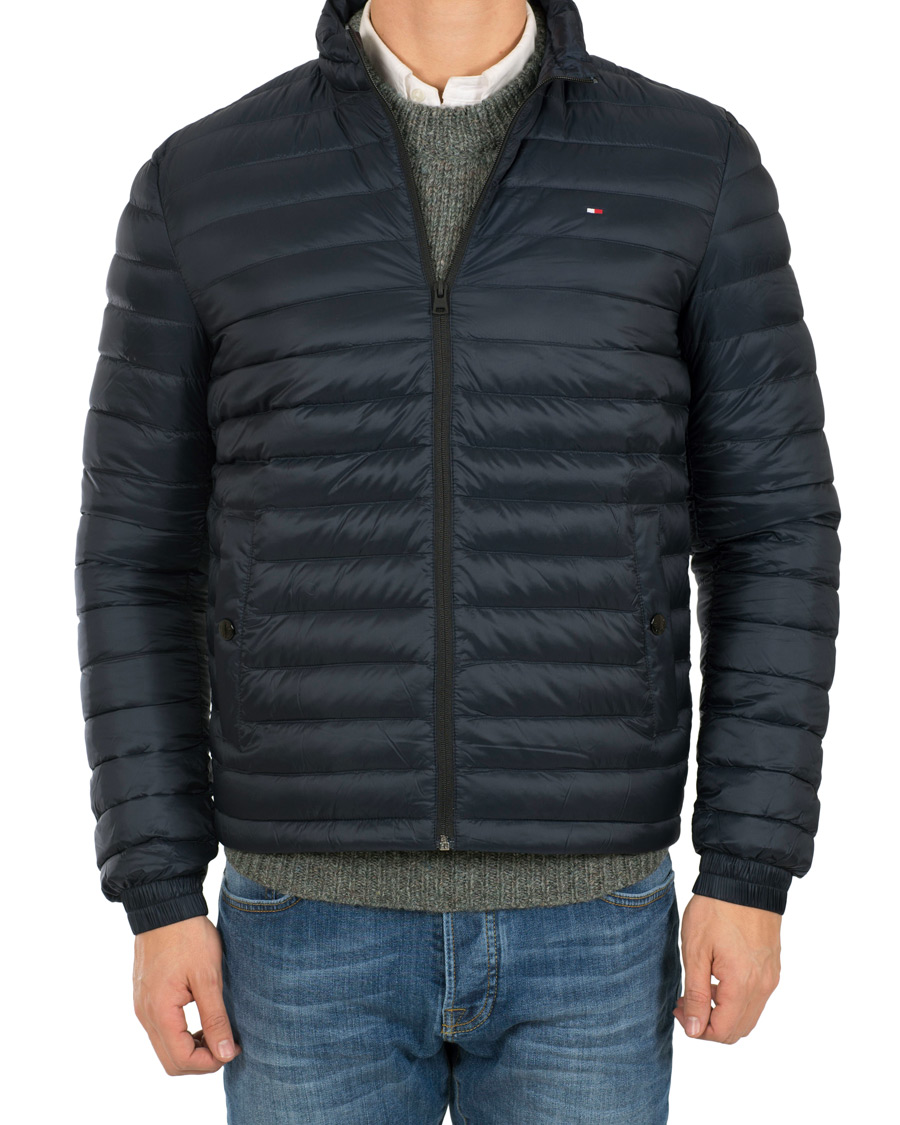 Herre | Jakker | Tommy Hilfiger | Lightweight Down Bomber Jacket Sky Captain