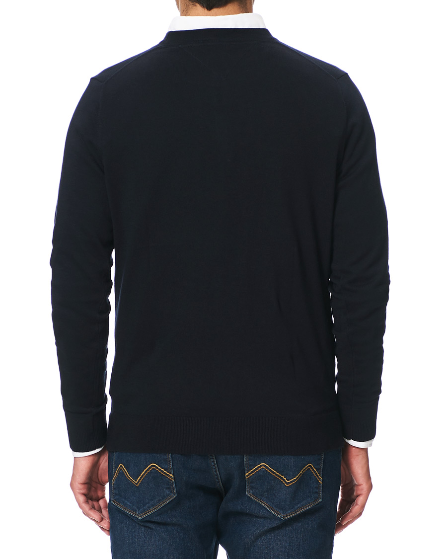 Herre | Gensere | Tommy Hilfiger | Cotton/Silk Crew Neck Pullover Sky Captain
