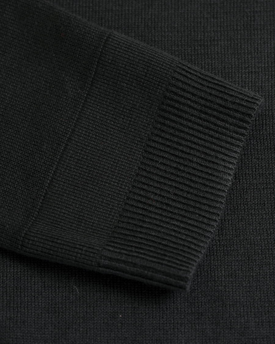 Herre | Gensere | Tommy Hilfiger | Cotton/Silk V-Neck Pullover Flag Black