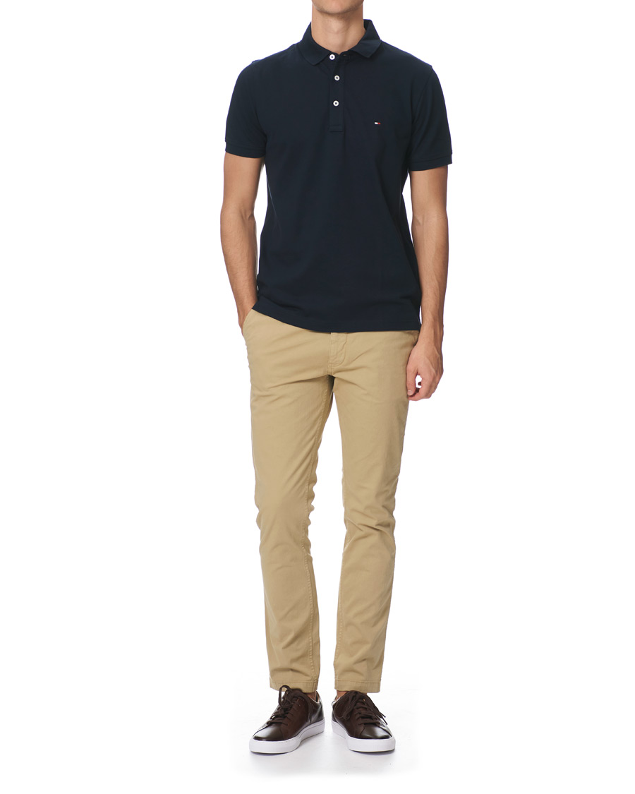 Herre | Pikéer | Tommy Hilfiger | Slim Fit Polo Sky Captain