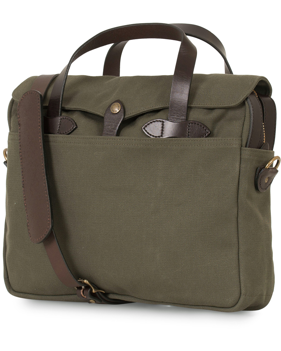 Herre | Filson Original Briefcase Otter Green Canvas | Filson | Original Briefcase Otter Green Canvas
