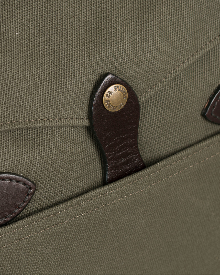 Herre | Filson Original Briefcase Otter Green Canvas | Filson | Original Briefcase Otter Green Canvas