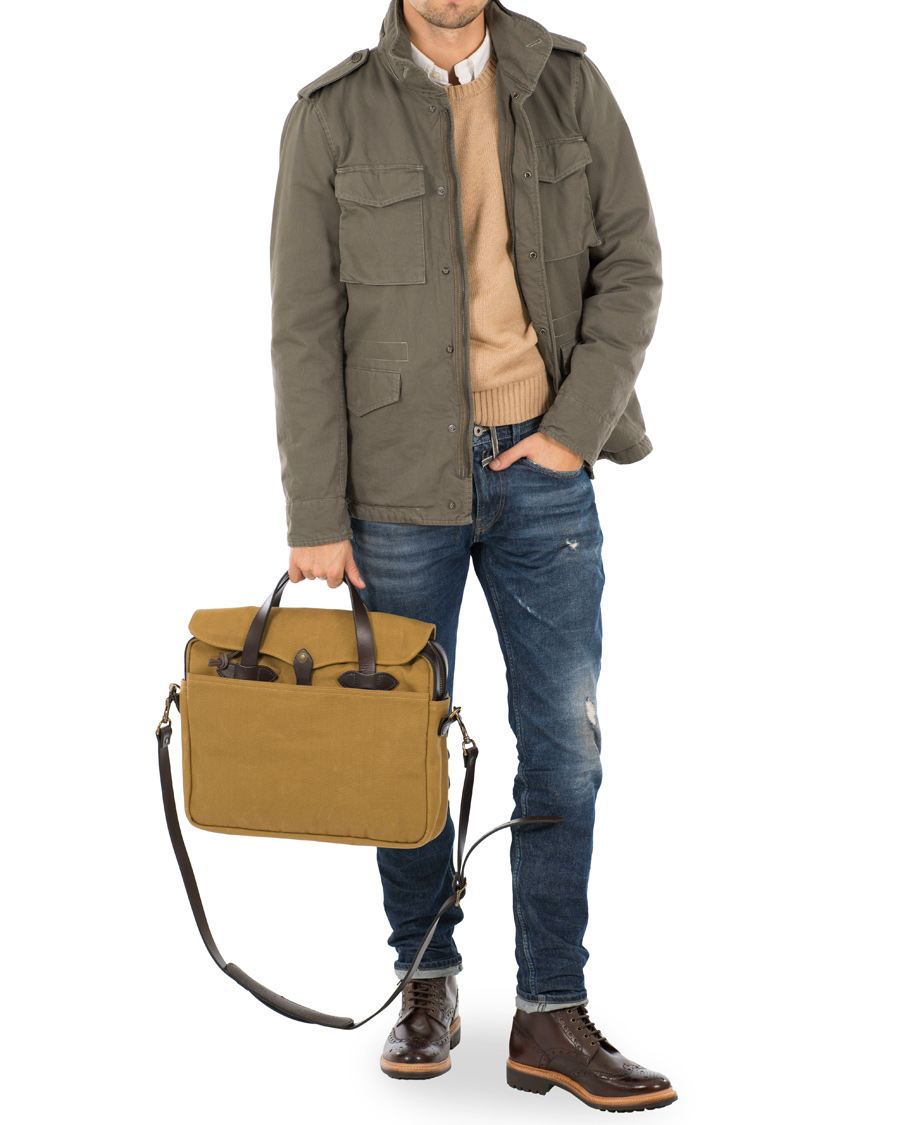 Herre | Filson Original Briefcase Tan Canvas | Filson | Original Briefcase Tan Canvas
