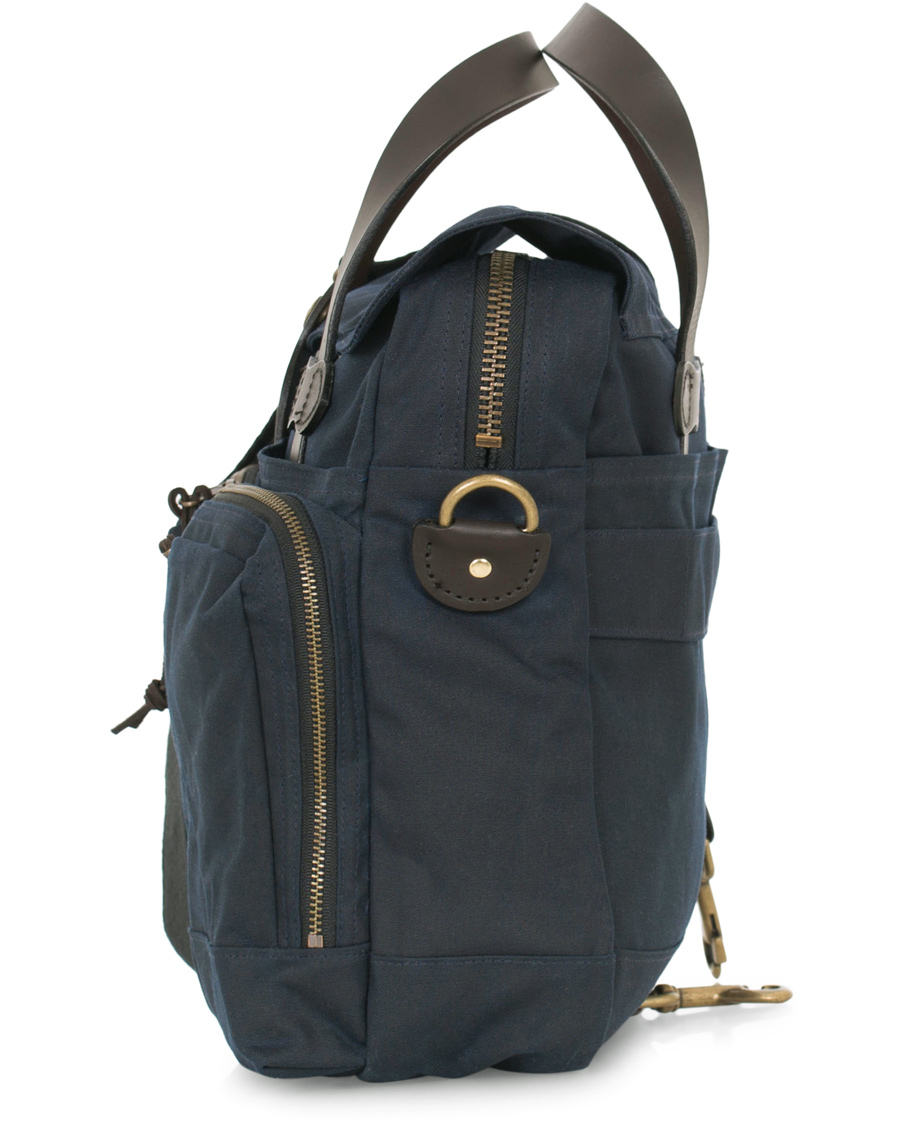 Herre | Filson 24-Hour Tin Briefcase Navy Canvas | Filson | 24-Hour Tin Briefcase Navy Canvas