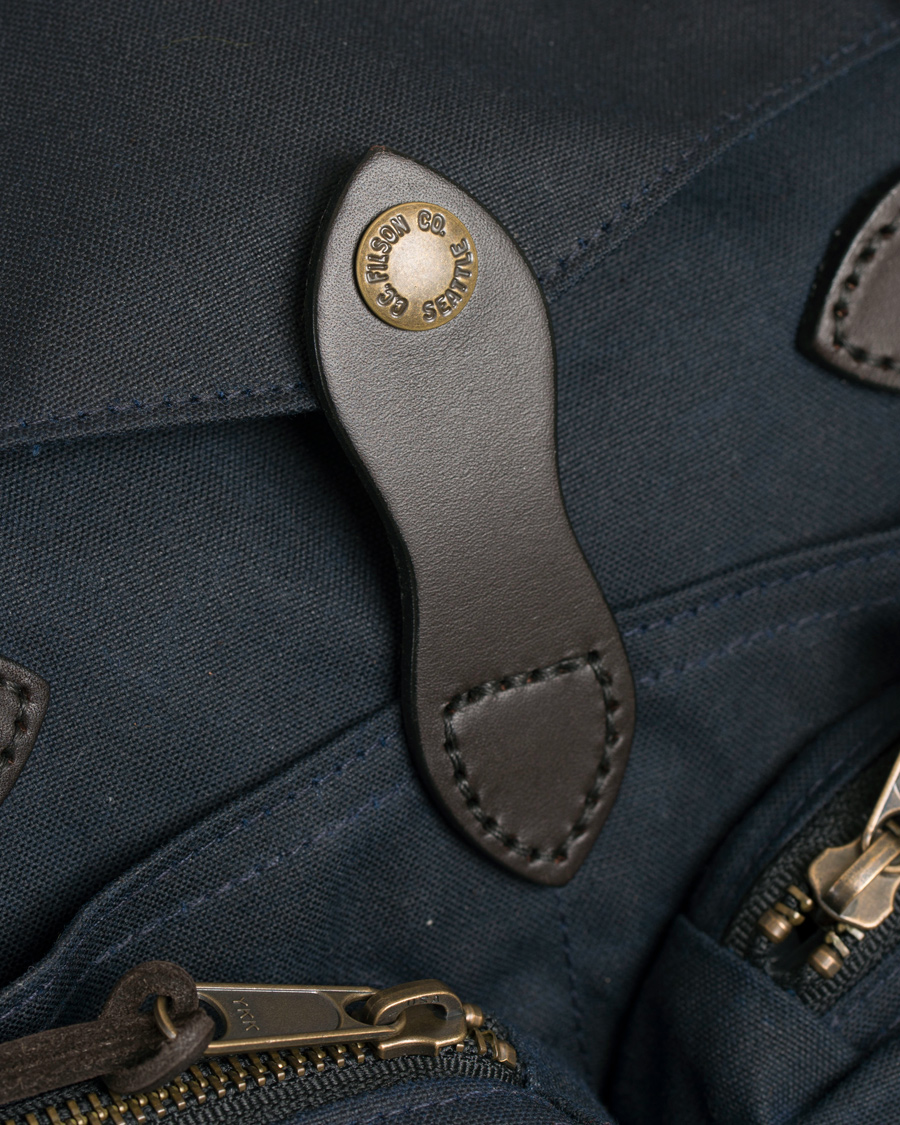 Herre | Filson 24-Hour Tin Briefcase Navy Canvas | Filson | 24-Hour Tin Briefcase Navy Canvas