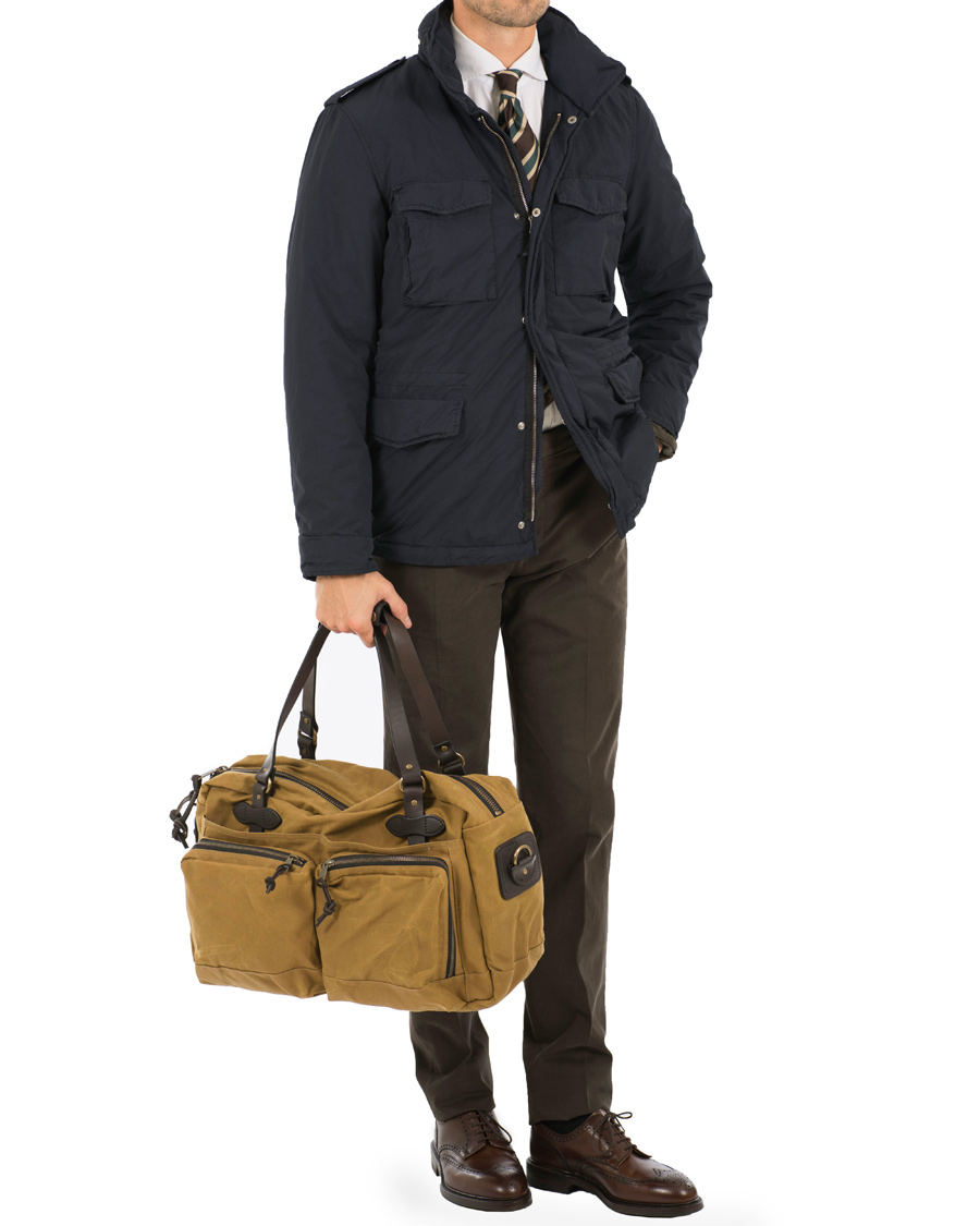 Herre | Filson 48-Hours Duffle Bag Dark Tan Canvas | Filson | 48-Hours Duffle Bag Dark Tan Canvas
