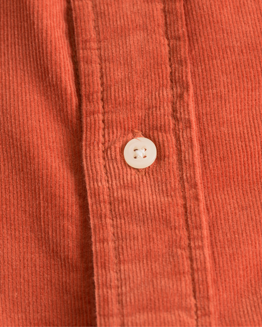Herre | Skjorter | WACAY | Gusto Baby Cord Shirt Coral