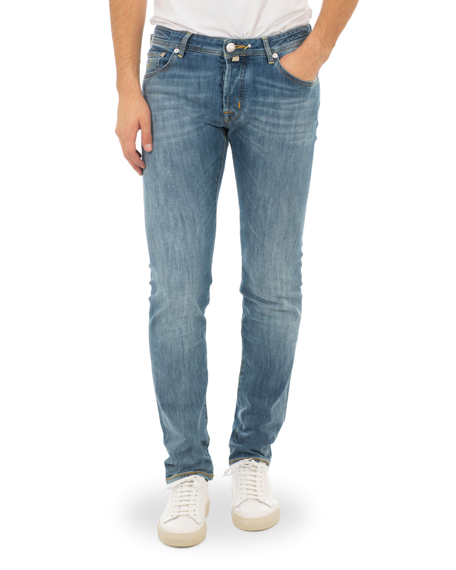 Herre | Jeans | Jacob Cohën | 622 Slim Jeans Light Blue