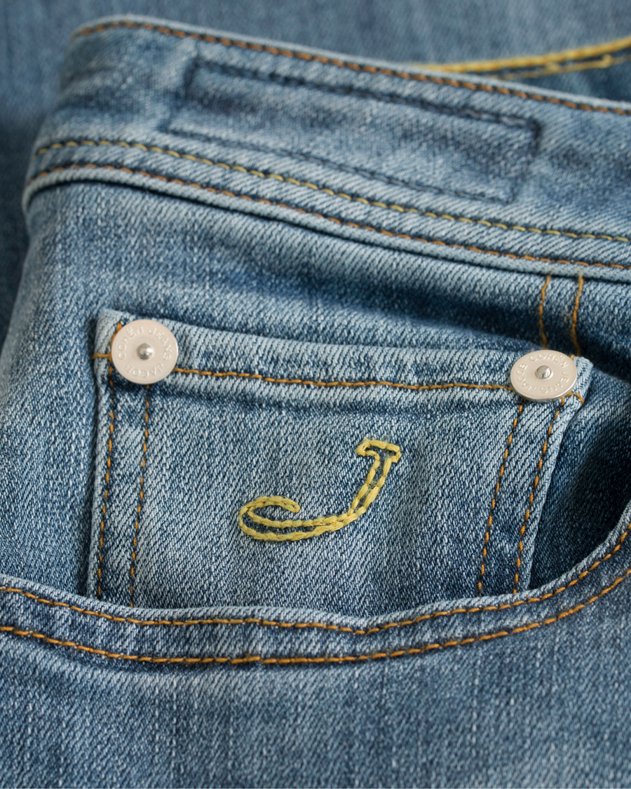 Herre | Jeans | Jacob Cohën | 622 Slim Jeans Light Blue