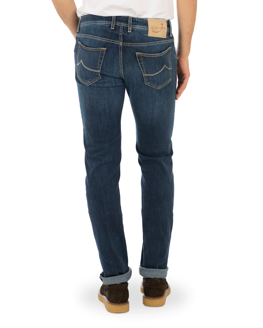 Herre | Jeans | Jacob Cohën | 688 Slim Jeans Mid Blue