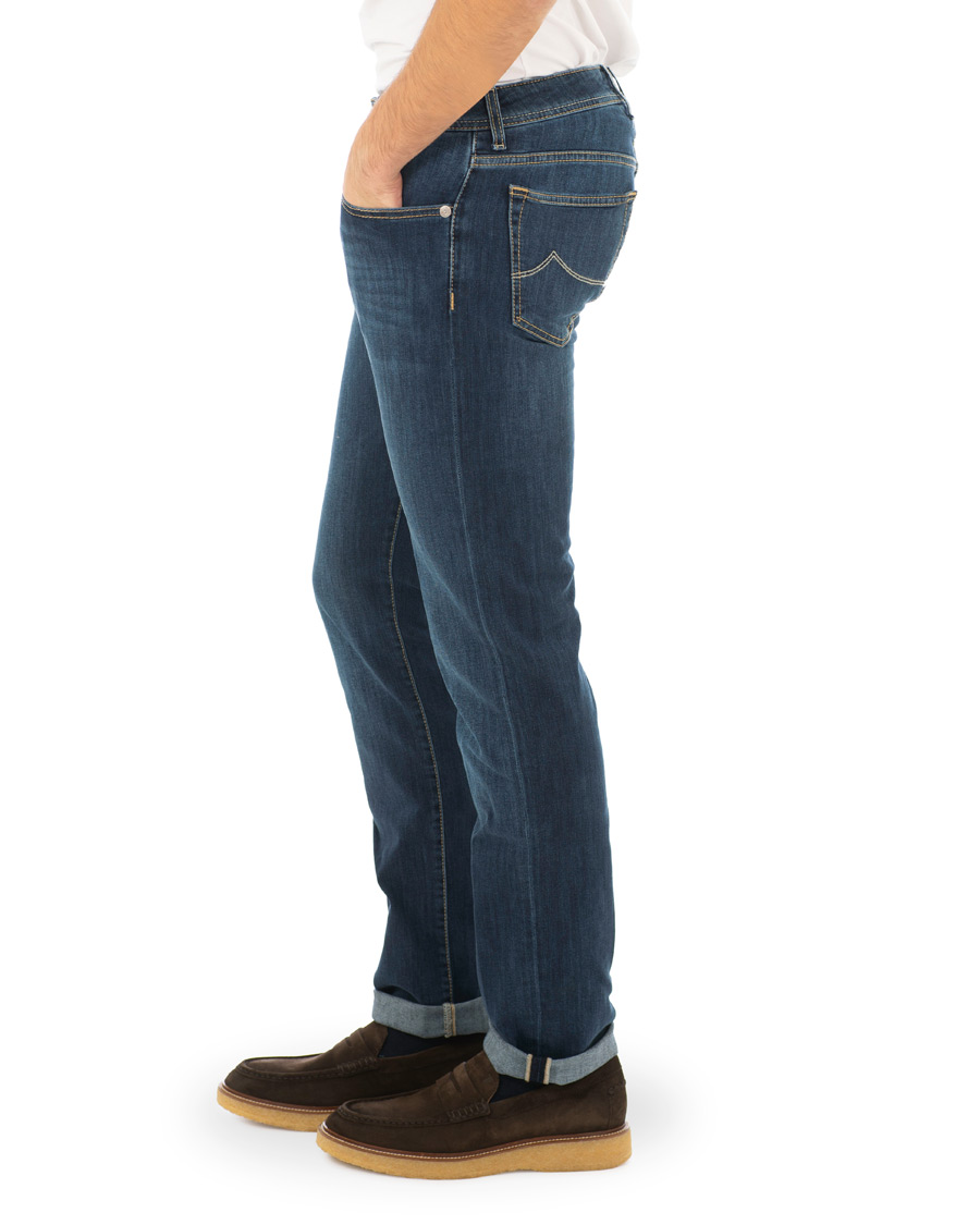 Herre | Jeans | Jacob Cohën | 688 Slim Jeans Mid Blue