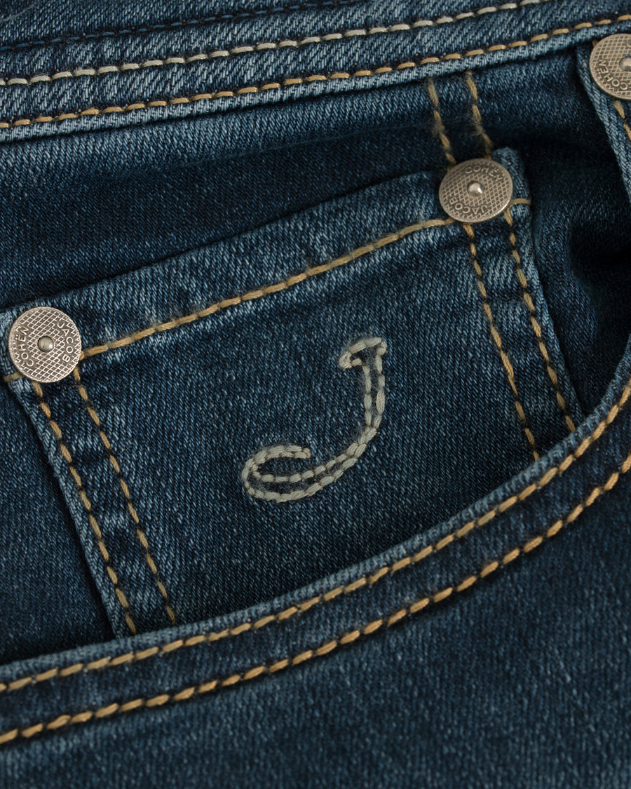 Herre | Jeans | Jacob Cohën | 688 Slim Jeans Mid Blue
