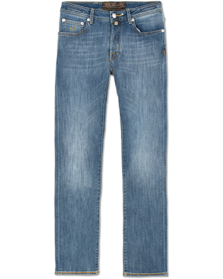 Herre | Jeans | Jacob Cohën | Jacob Cohen 688 Slim Jeans Light Blue