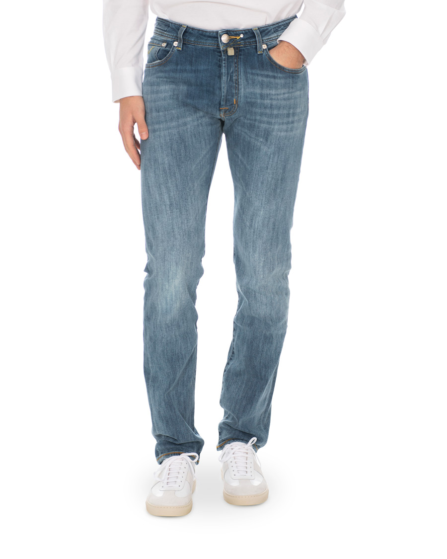 Herre | Jeans | Jacob Cohën | Jacob Cohen 688 Slim Jeans Light Blue