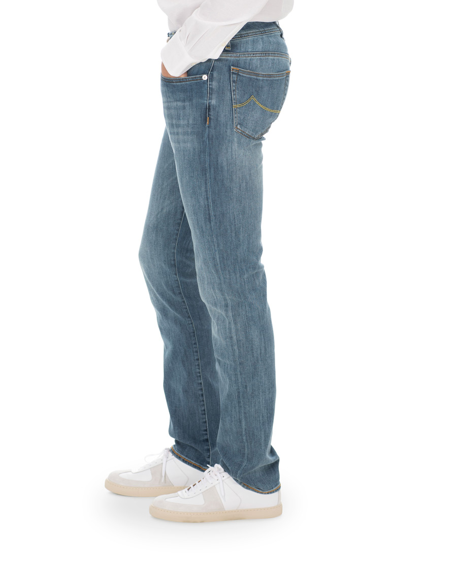 Herre | Jeans | Jacob Cohën | Jacob Cohen 688 Slim Jeans Light Blue