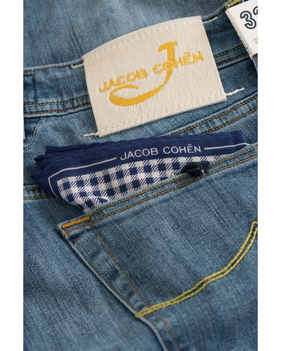Herre | Jeans | Jacob Cohën | Jacob Cohen 688 Slim Jeans Light Blue
