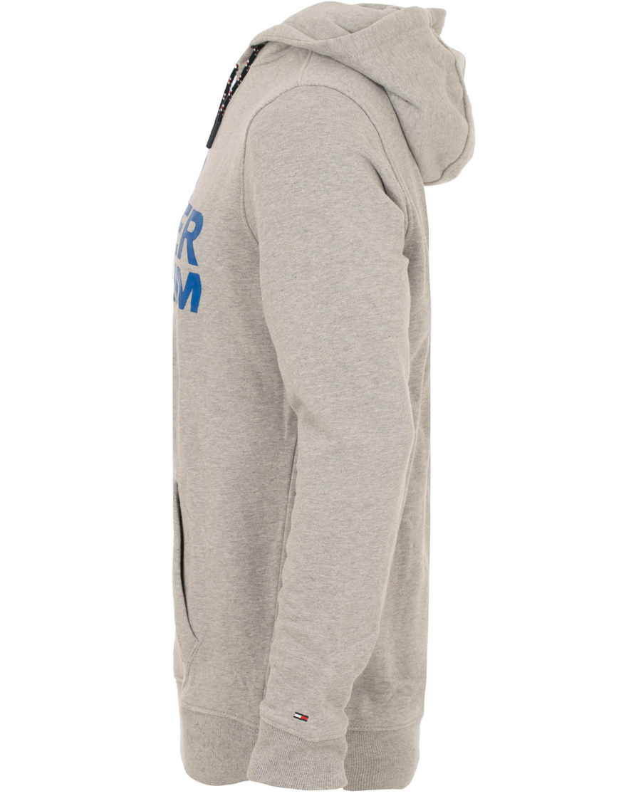Herre | Gensere | Tommy Hilfiger Denim | Branded Logo Hoodie Grey