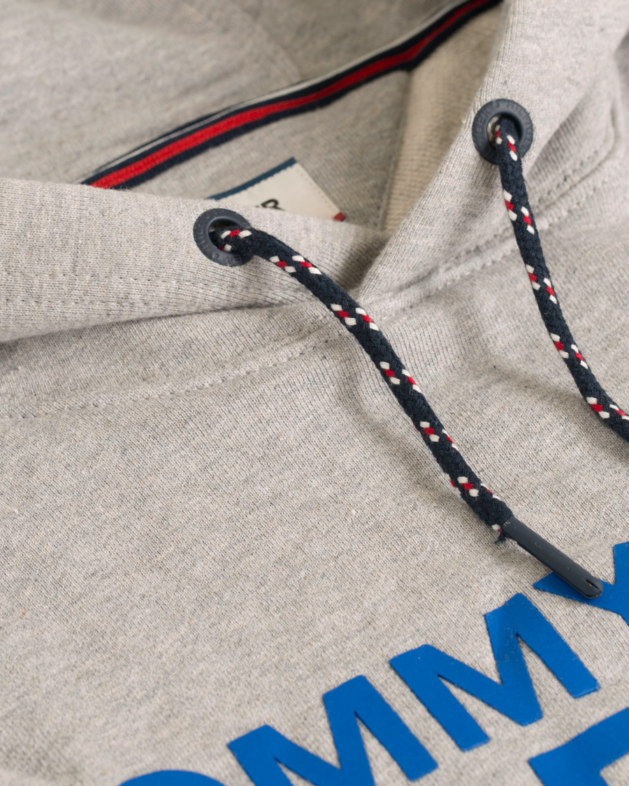Herre | Gensere | Tommy Hilfiger Denim | Branded Logo Hoodie Grey