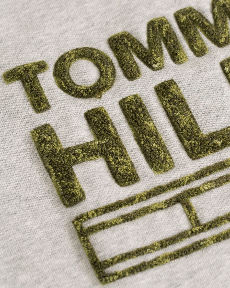 Herre | Gensere | Tommy Hilfiger Denim | Logo Crew Neck Sweatshirt Grey