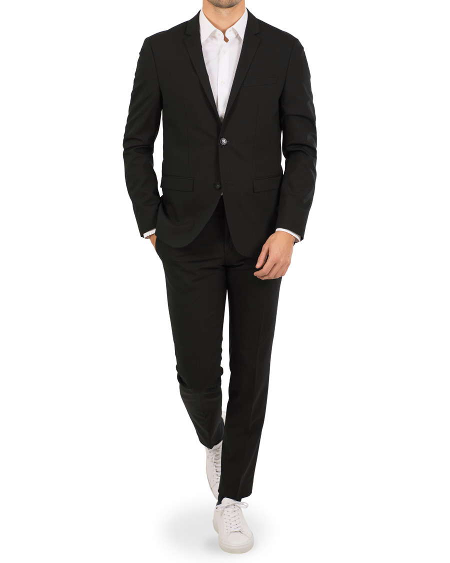 Herre | Dressjakker | Calvin Klein | Tirrell Stretch Wool Blazer Perfect Black