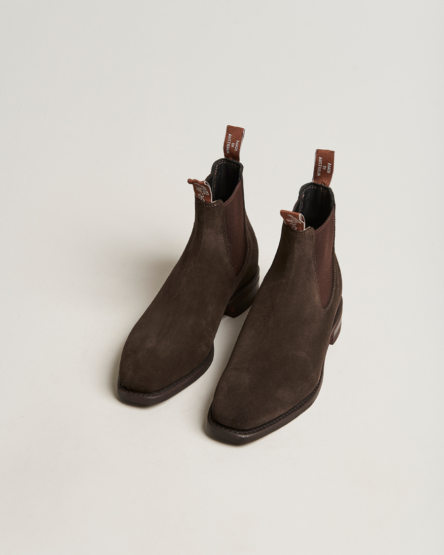 Herre | Chelsea boots | R.M.Williams | Blaxland G Boot Chocolate Suede