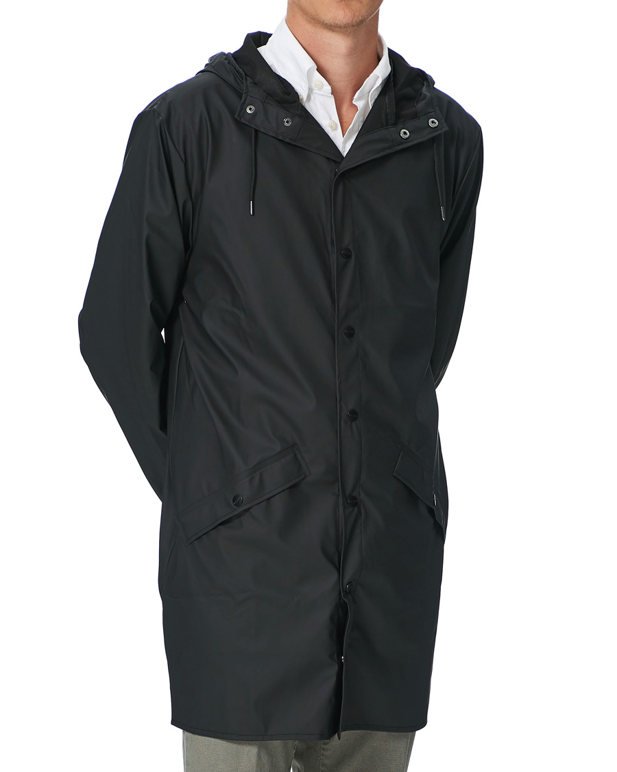 Herre | Jakker | RAINS | Long Jacket Black