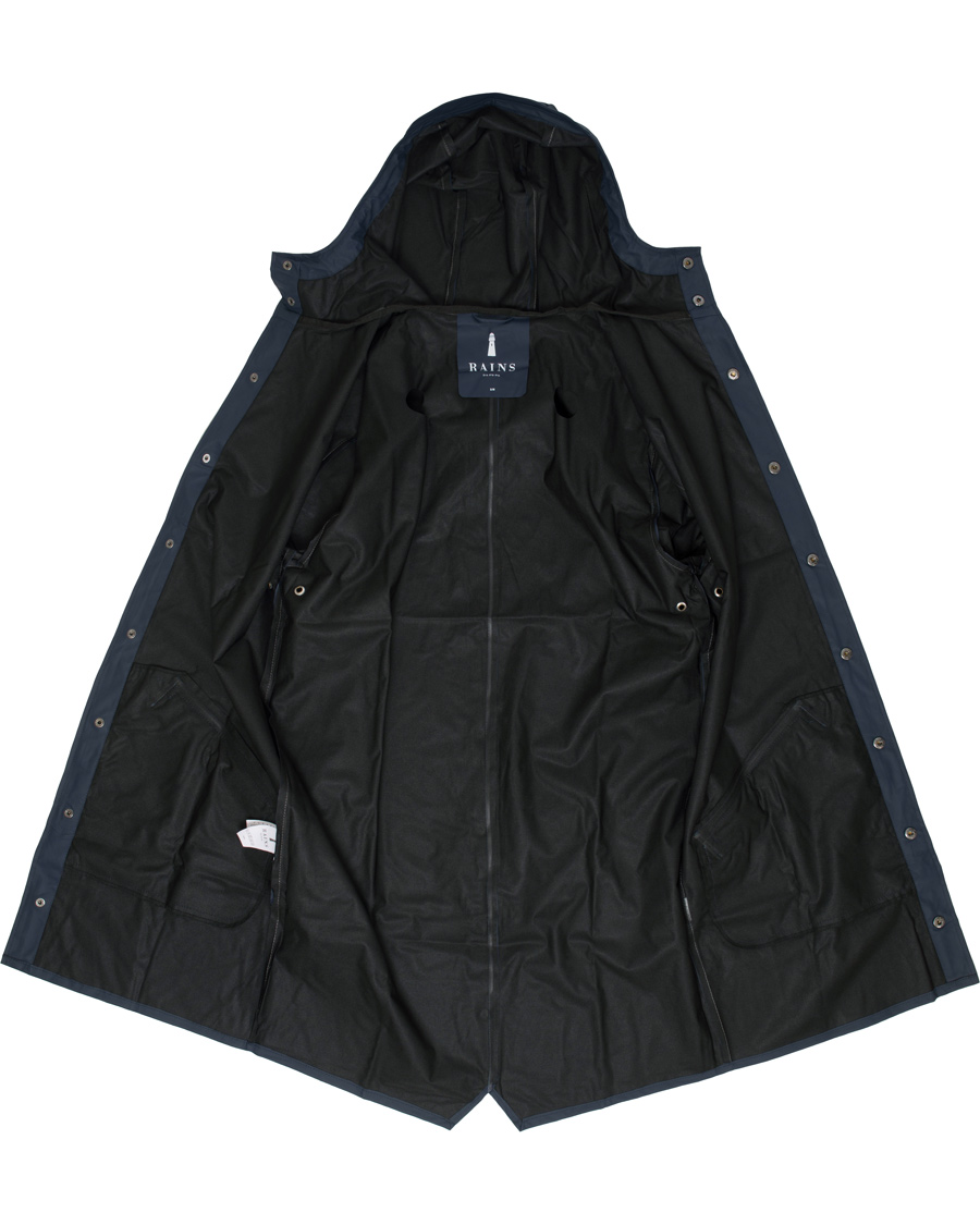 Herre | Jakker | RAINS | Long Jacket Blue