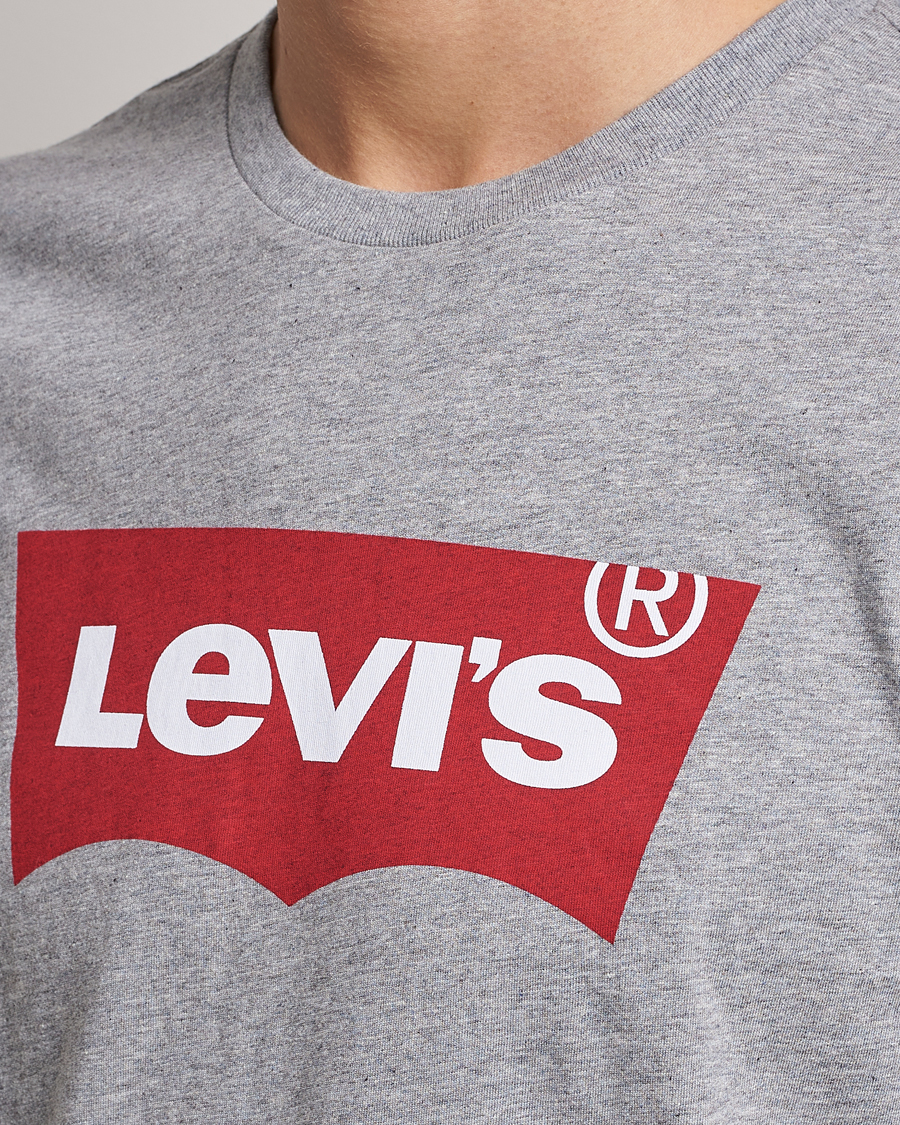 Herre | T-Shirts | Levi's | Logo Tee Mid Heather Grey
