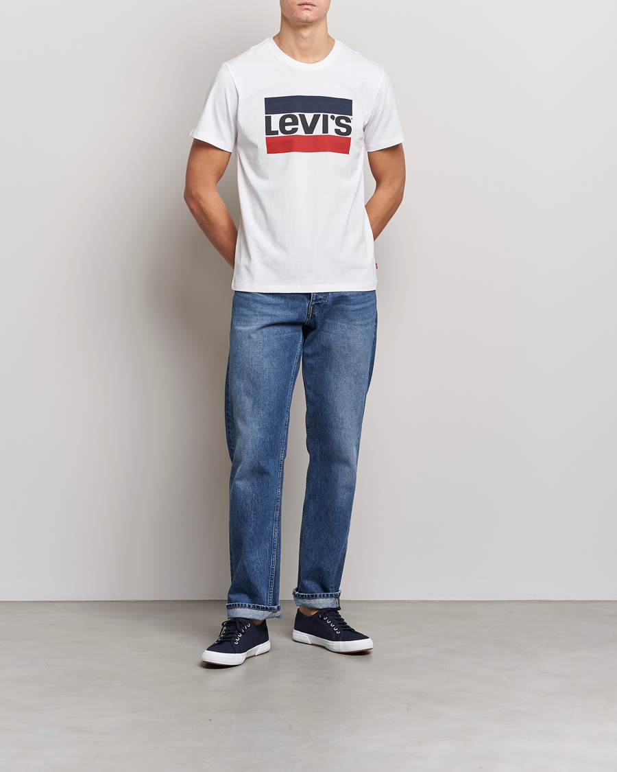 Herre | T-Shirts | Levi's | Logo Graphic Tee White