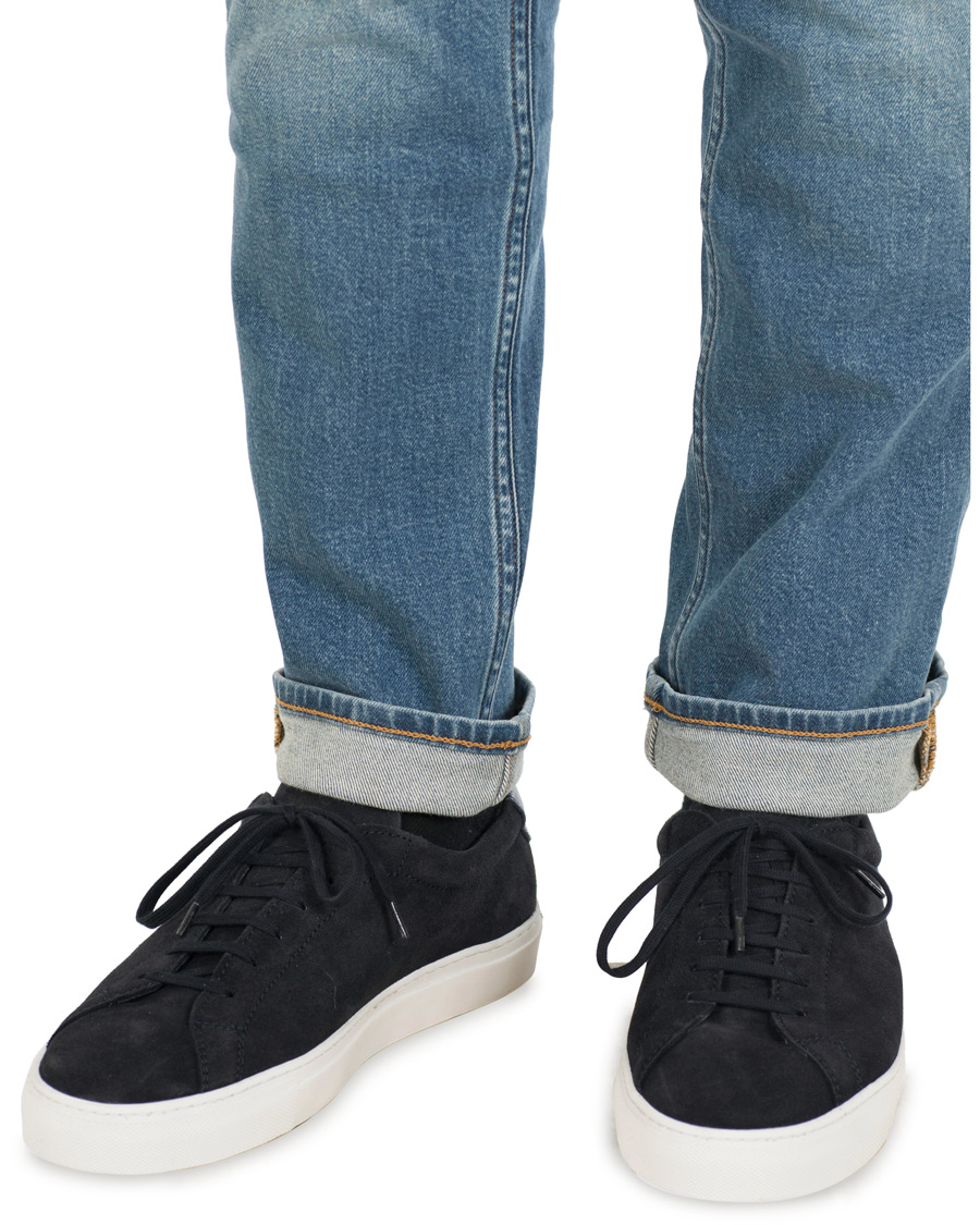 Herre | A Day's March Marching Sneakers Navy Suede | A Day's March | Marching Sneakers Navy Suede