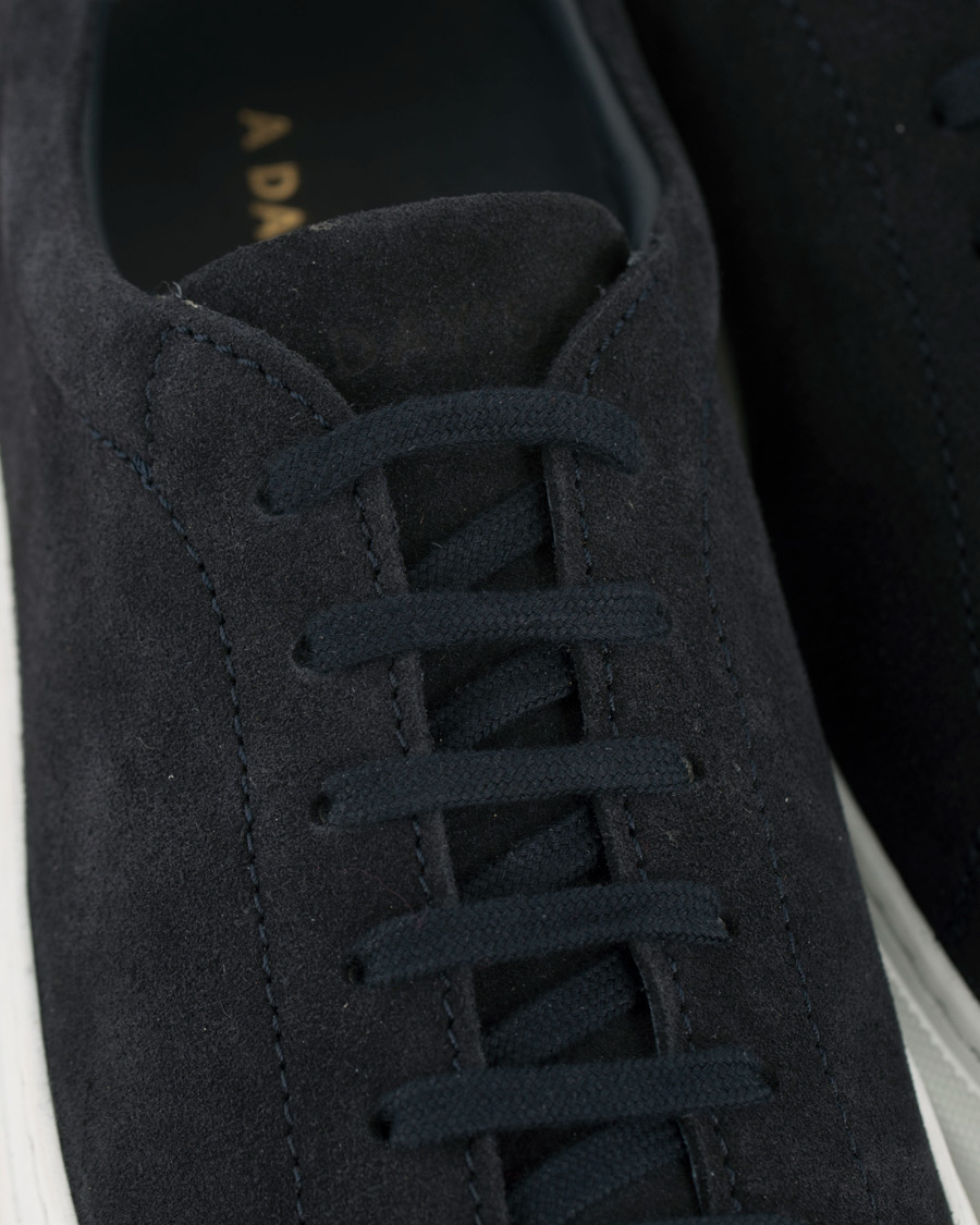 Herre | A Day's March Marching Sneakers Navy Suede | A Day's March | Marching Sneakers Navy Suede