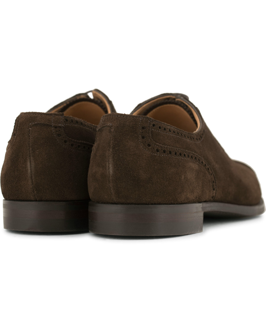 Herre | Crockett & Jones Westbourne Oxford Brogue City Sole E D.Brown Suede | Crockett & Jones | Westbourne Oxford Brogue City Sole E D.Brown Suede