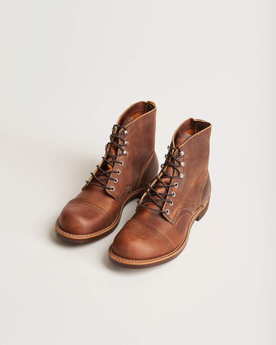 Herre | Håndlagde sko | Red Wing Shoes | Iron Ranger Boot Copper Rough/Tough Leather