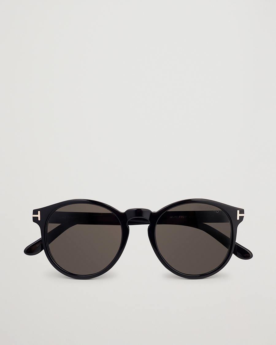 Herre | Solbriller | Tom Ford | Ian FT0591 Sunglasses Shiny Black