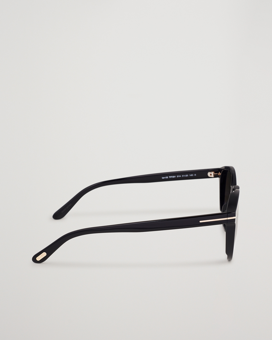 Herre | Solbriller | Tom Ford | Ian FT0591 Sunglasses Shiny Black