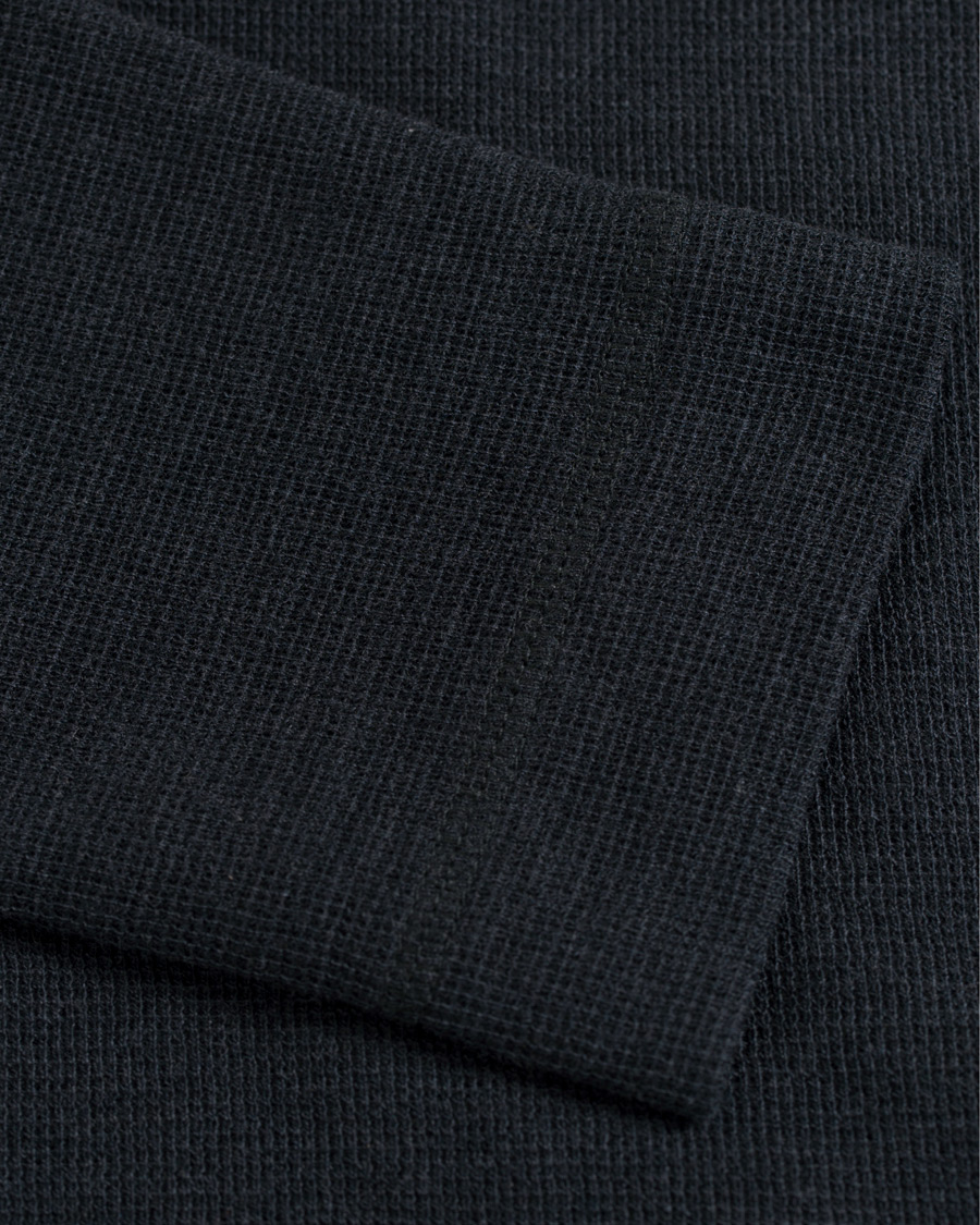 Herre | Gensere | BOSS ORANGE | BOSS Casual Trix Fine Heather Waffle Henley Navy