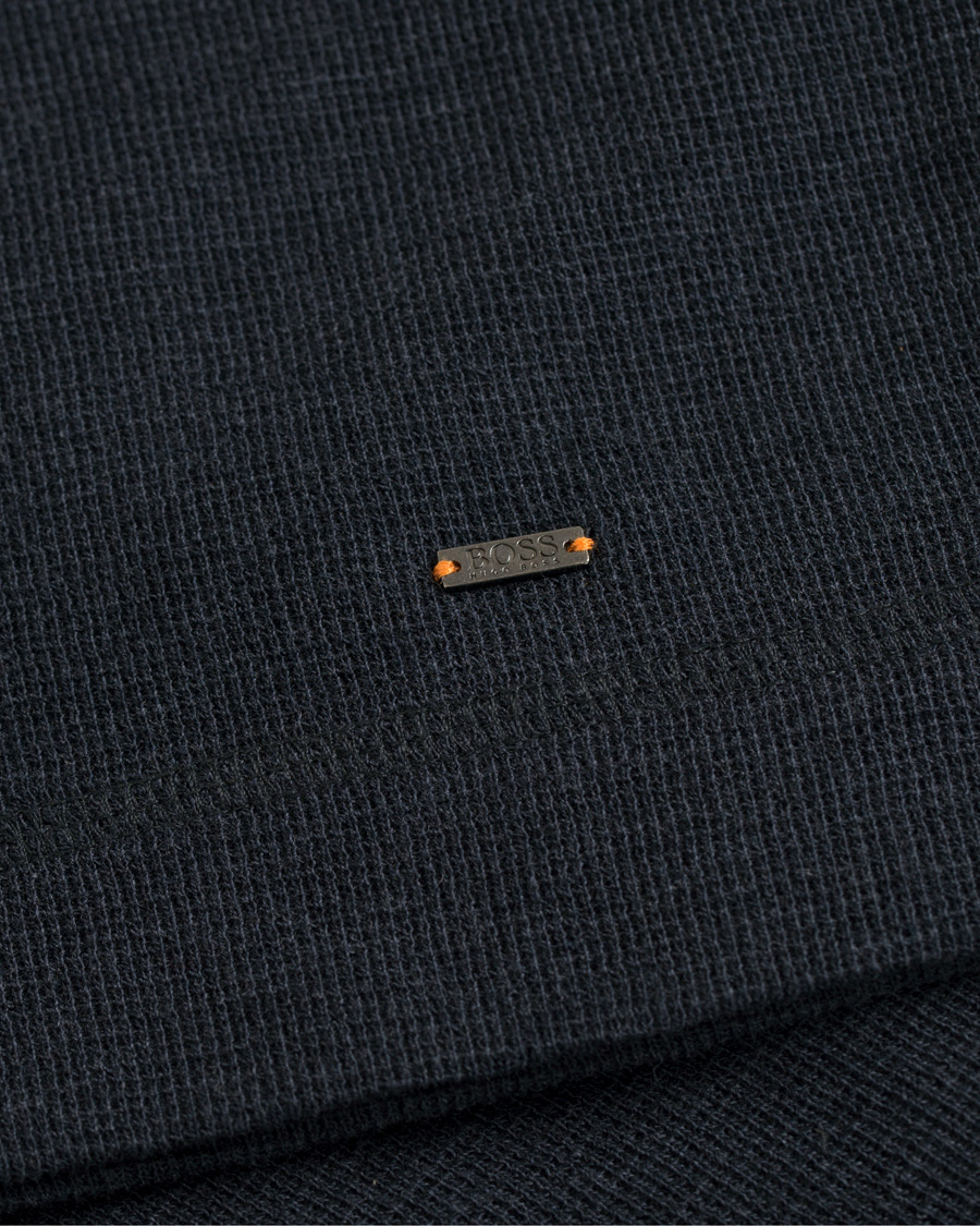 Herre | Gensere | BOSS ORANGE | BOSS Casual Trix Fine Heather Waffle Henley Navy