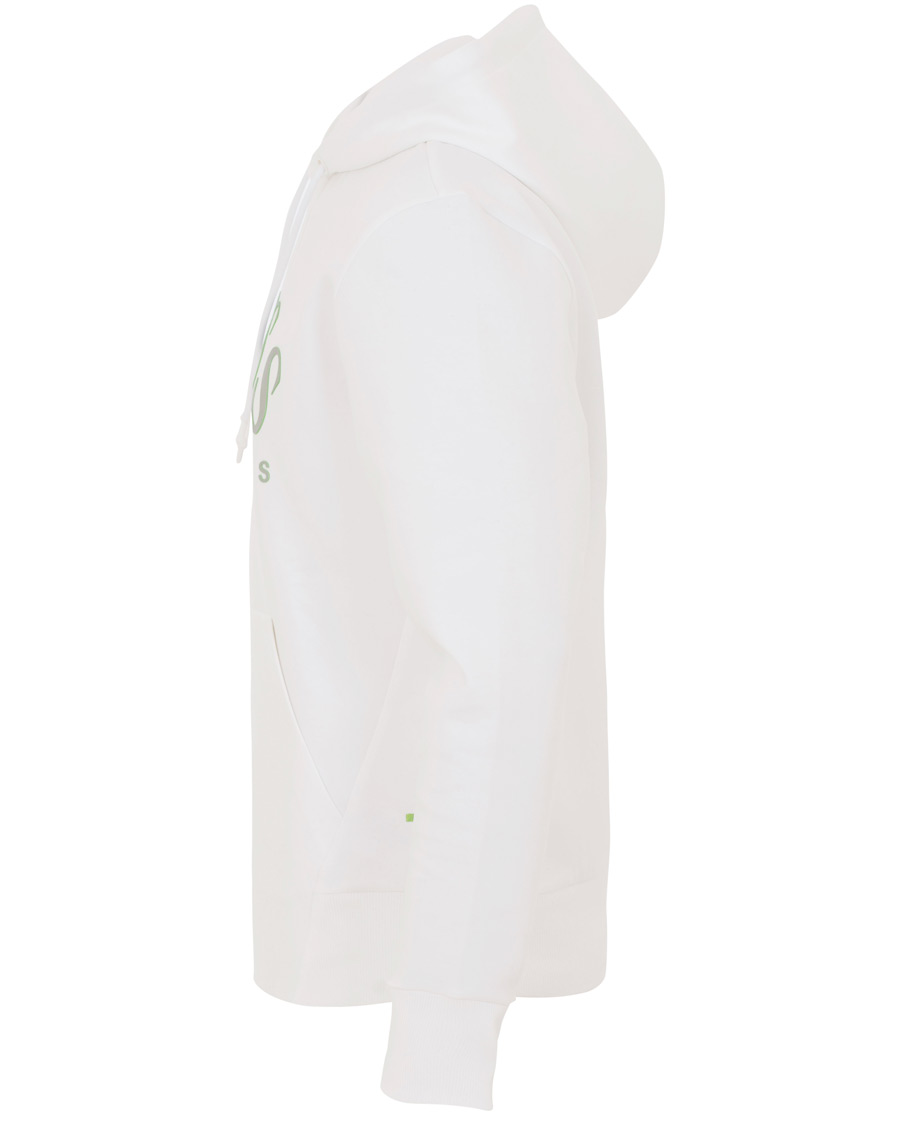 Herre | Gensere | BOSS GREEN | BOSS Athleisure Sly Hooded Sweatshirt Training White