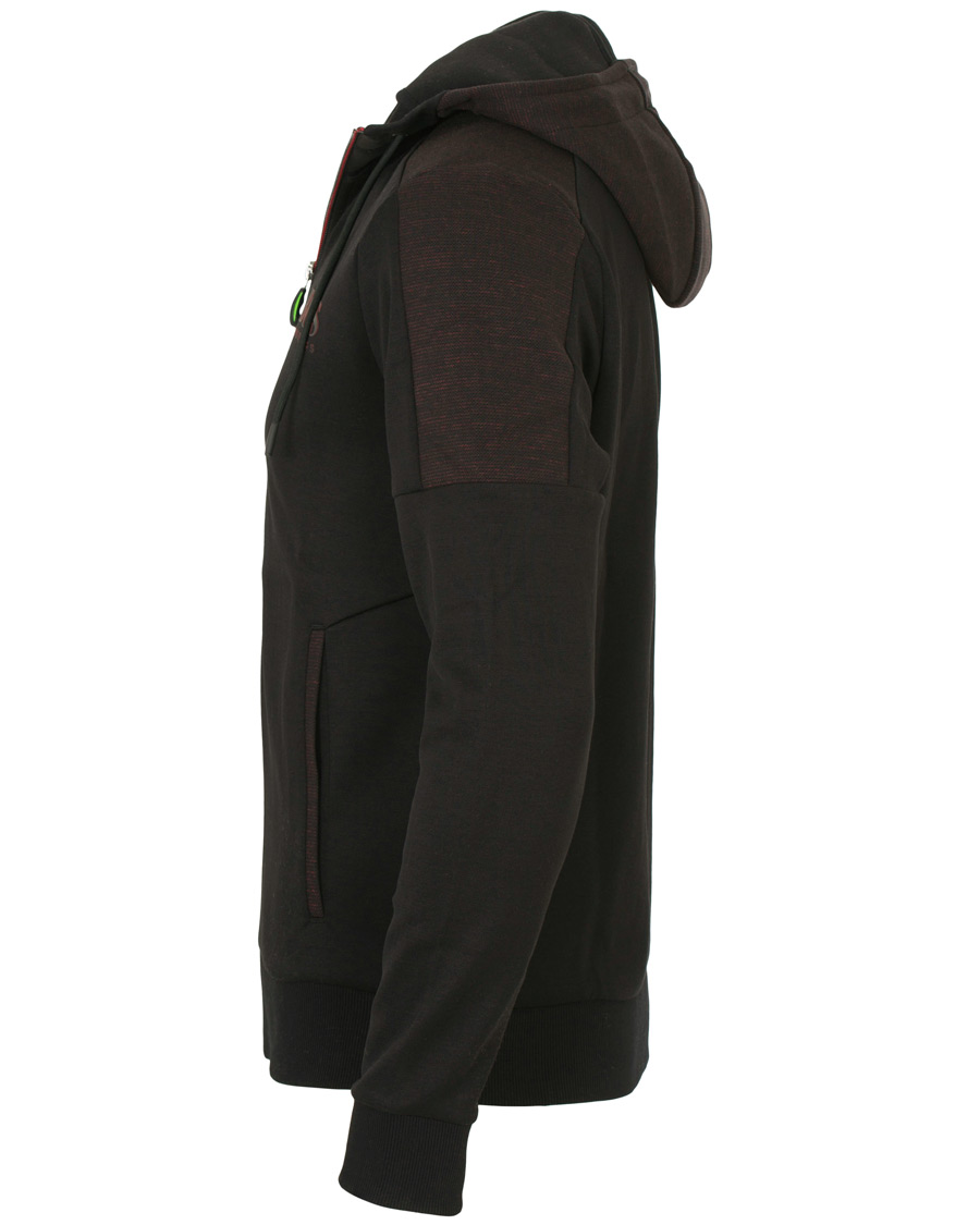 Herre | Gensere | BOSS GREEN | BOSS Athleisure Saggy Full Zip Hoodie Black
