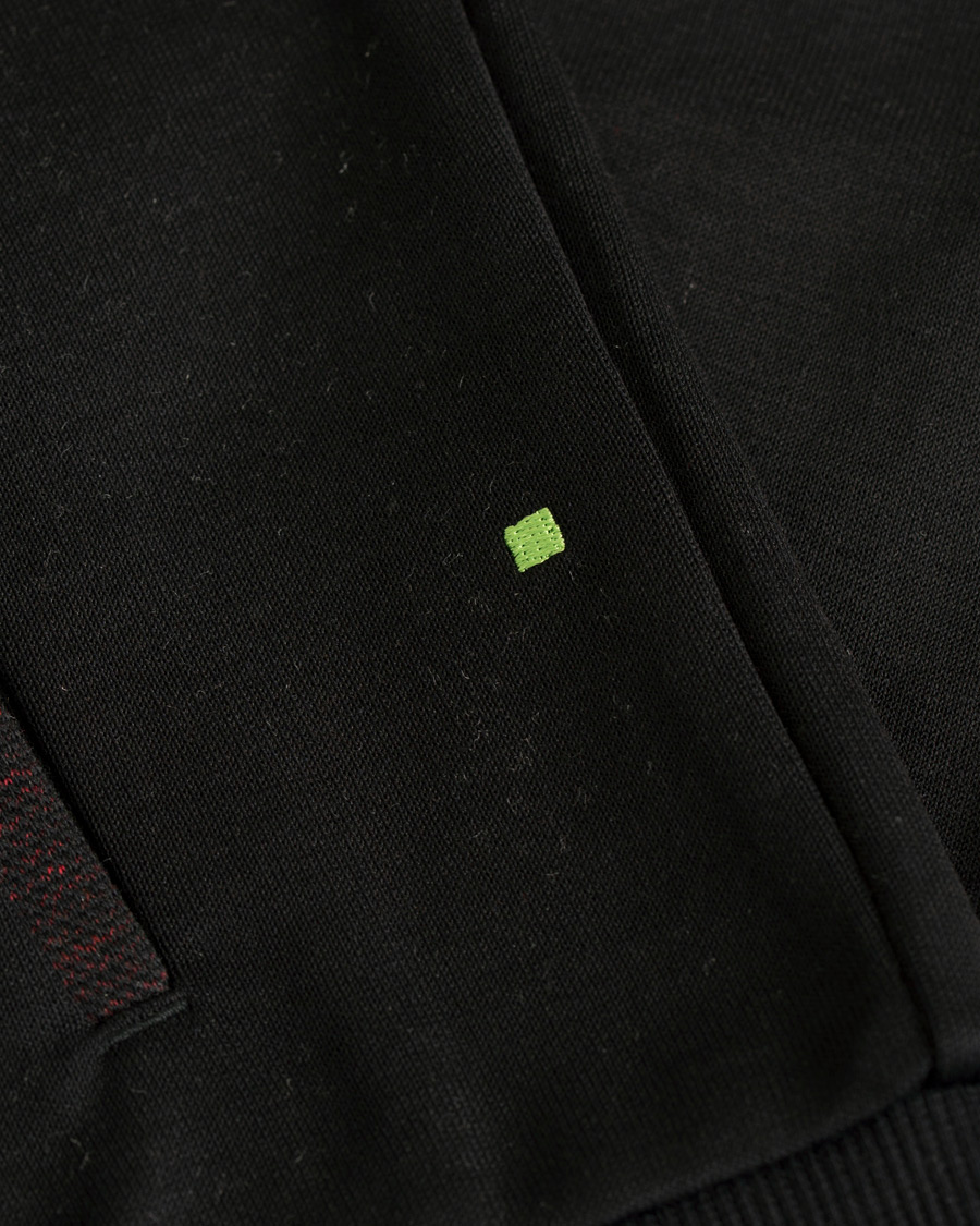 Herre | Gensere | BOSS GREEN | BOSS Athleisure Saggy Full Zip Hoodie Black