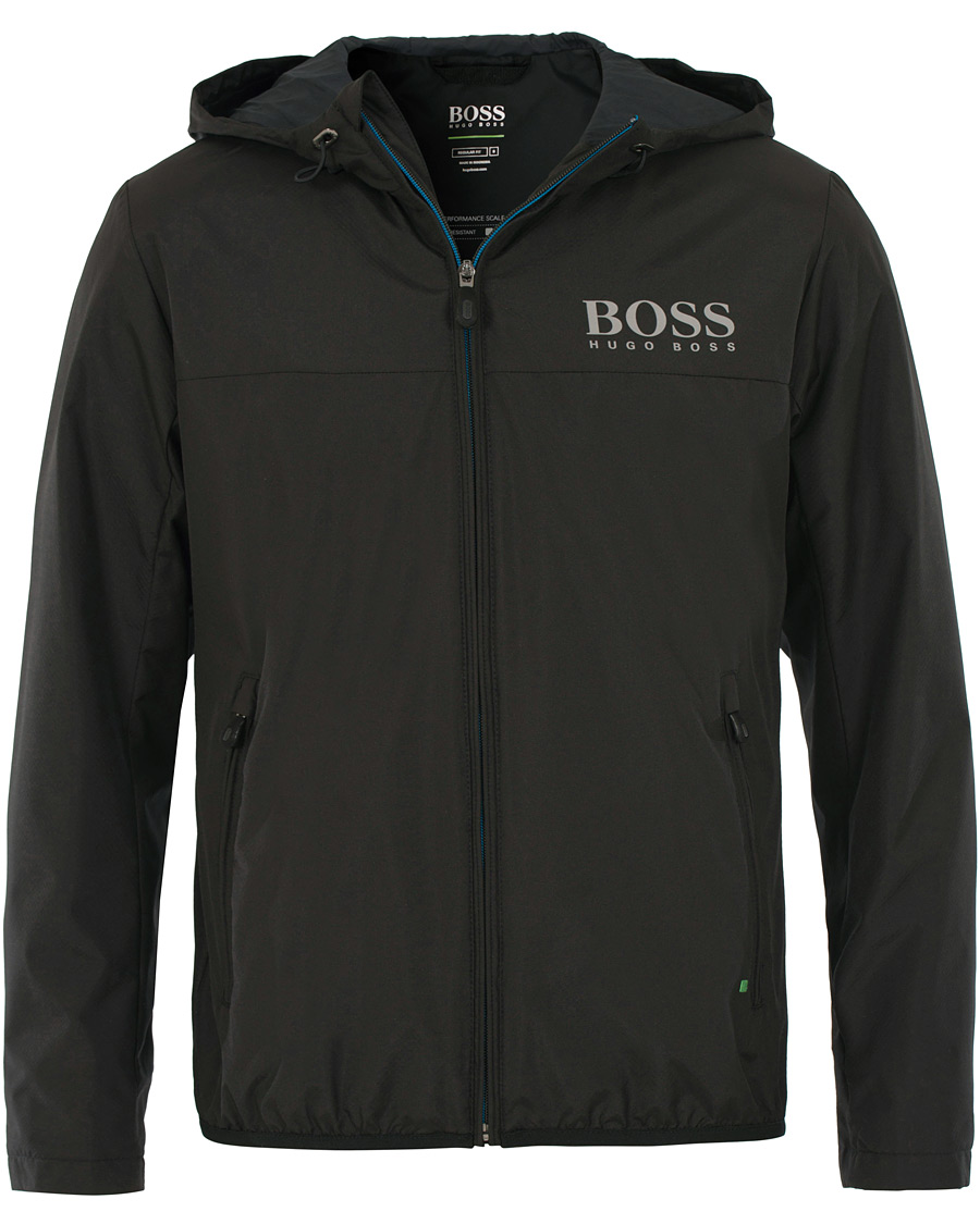 Herre | Jakker | BOSS GREEN | BOSS Athleisure Jeltech Hooded Jacket Black
