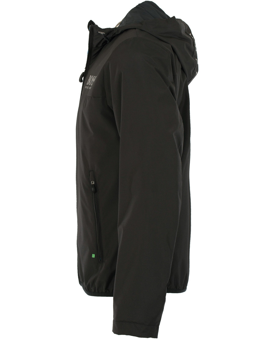 Herre | Jakker | BOSS GREEN | BOSS Athleisure Jeltech Hooded Jacket Black