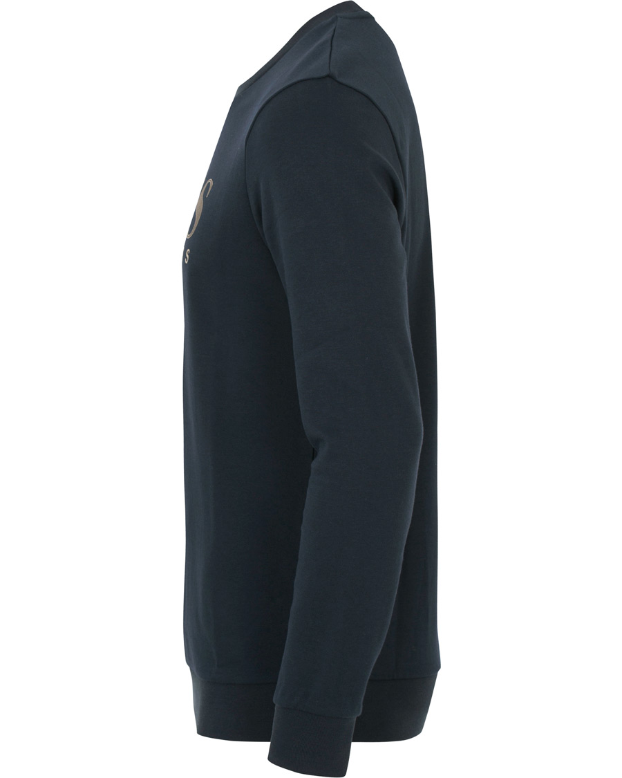 Herre | Gensere | BOSS BLACK | BOSS Tracksuit Logo Sweatshirt Navy