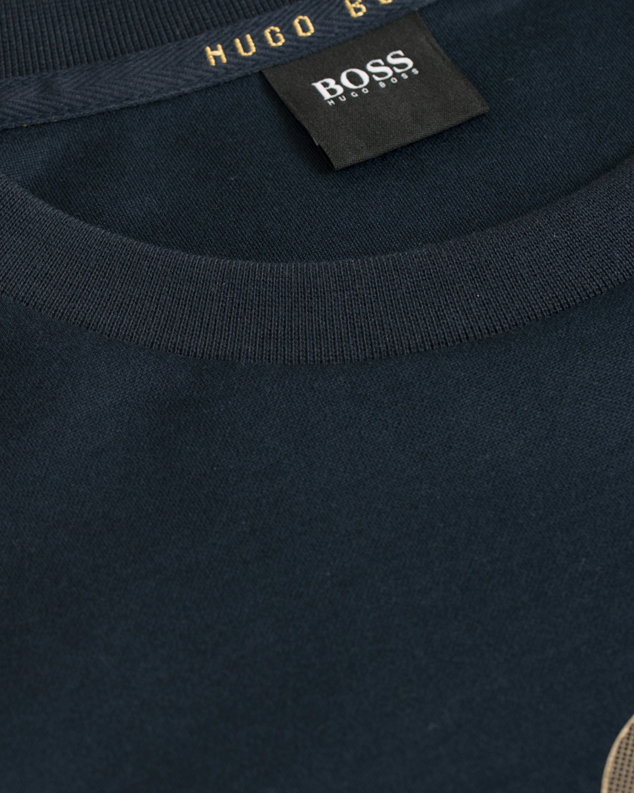 Herre | Gensere | BOSS BLACK | BOSS Tracksuit Logo Sweatshirt Navy