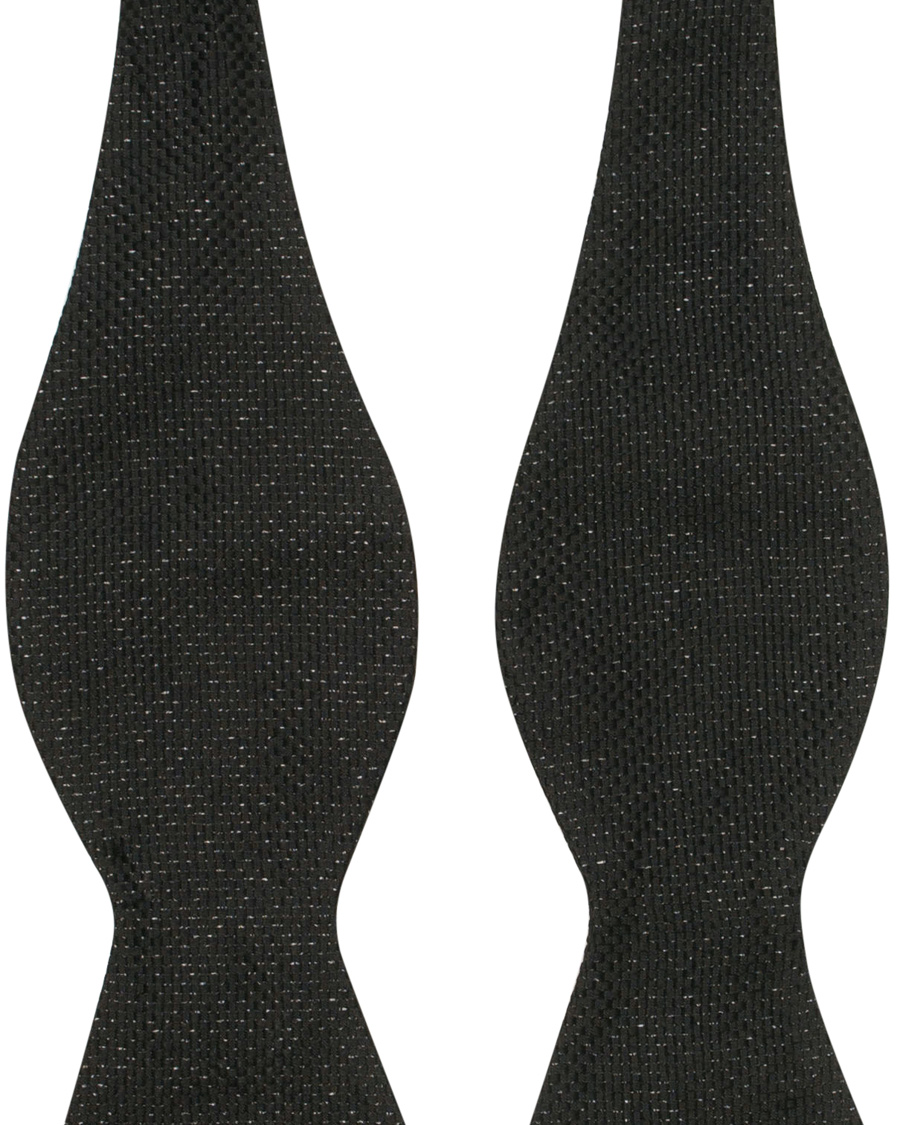 Herre | Eton Tuxedo Self Bow Tie Black | Eton | Tuxedo Self Bow Tie Black