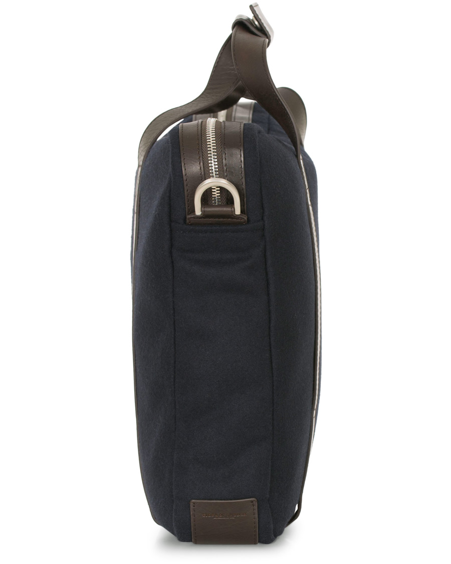Herre | Tiger of Sweden Luntlas Wool Briefcase Navy | Tiger of Sweden | Luntlas Wool Briefcase Navy