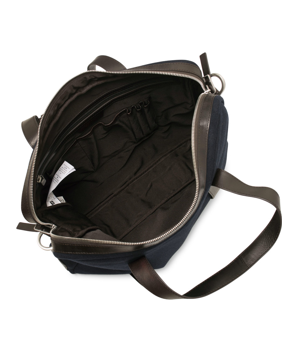 Herre | Tiger of Sweden Luntlas Wool Briefcase Navy | Tiger of Sweden | Luntlas Wool Briefcase Navy