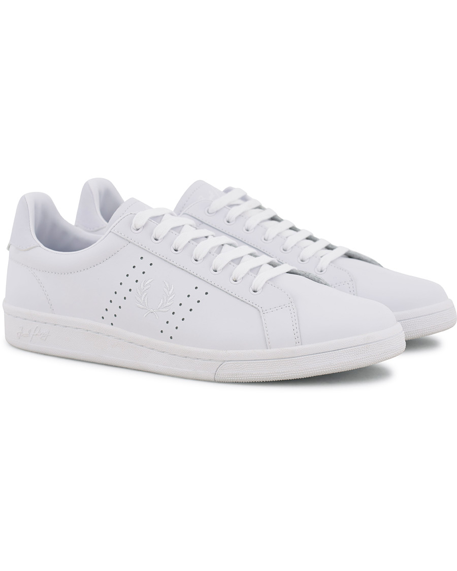 Herre | Fred Perry Parkside Leather Sneaker White | Fred Perry | Parkside Leather Sneaker White